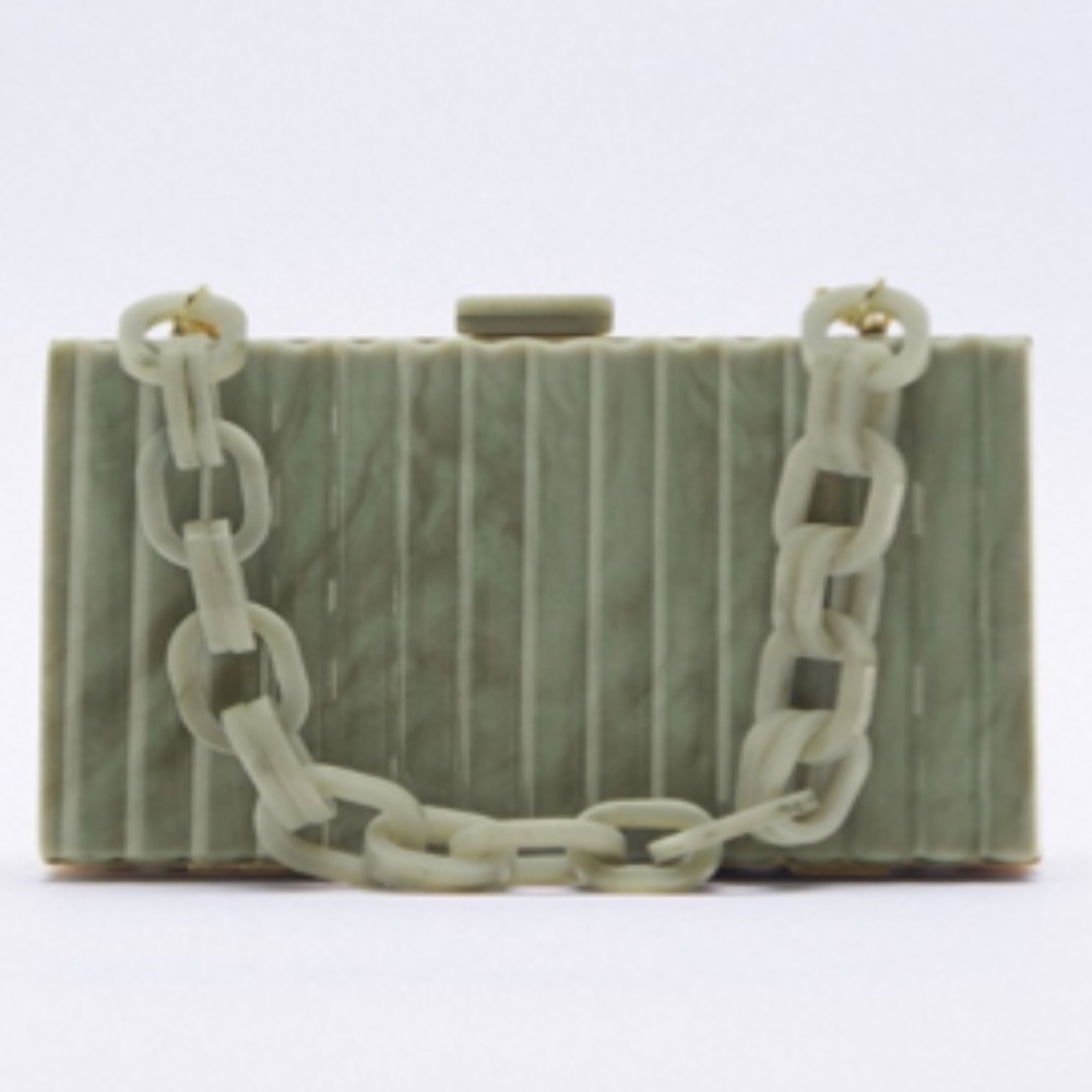 Zara chain box bag